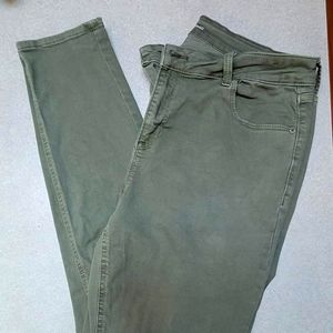 Olive green Old Navy super skinny Rockstar jeans.
